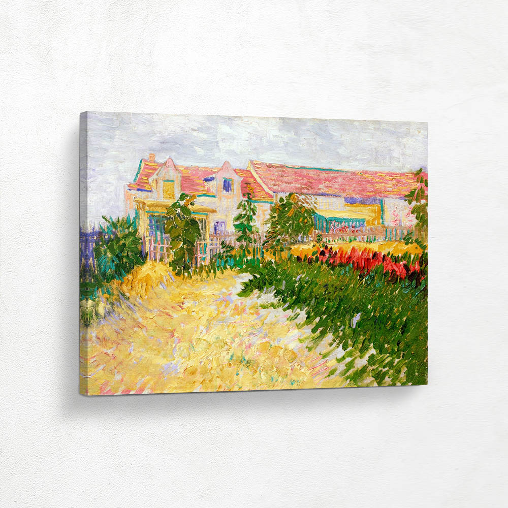 House with Sunflowers