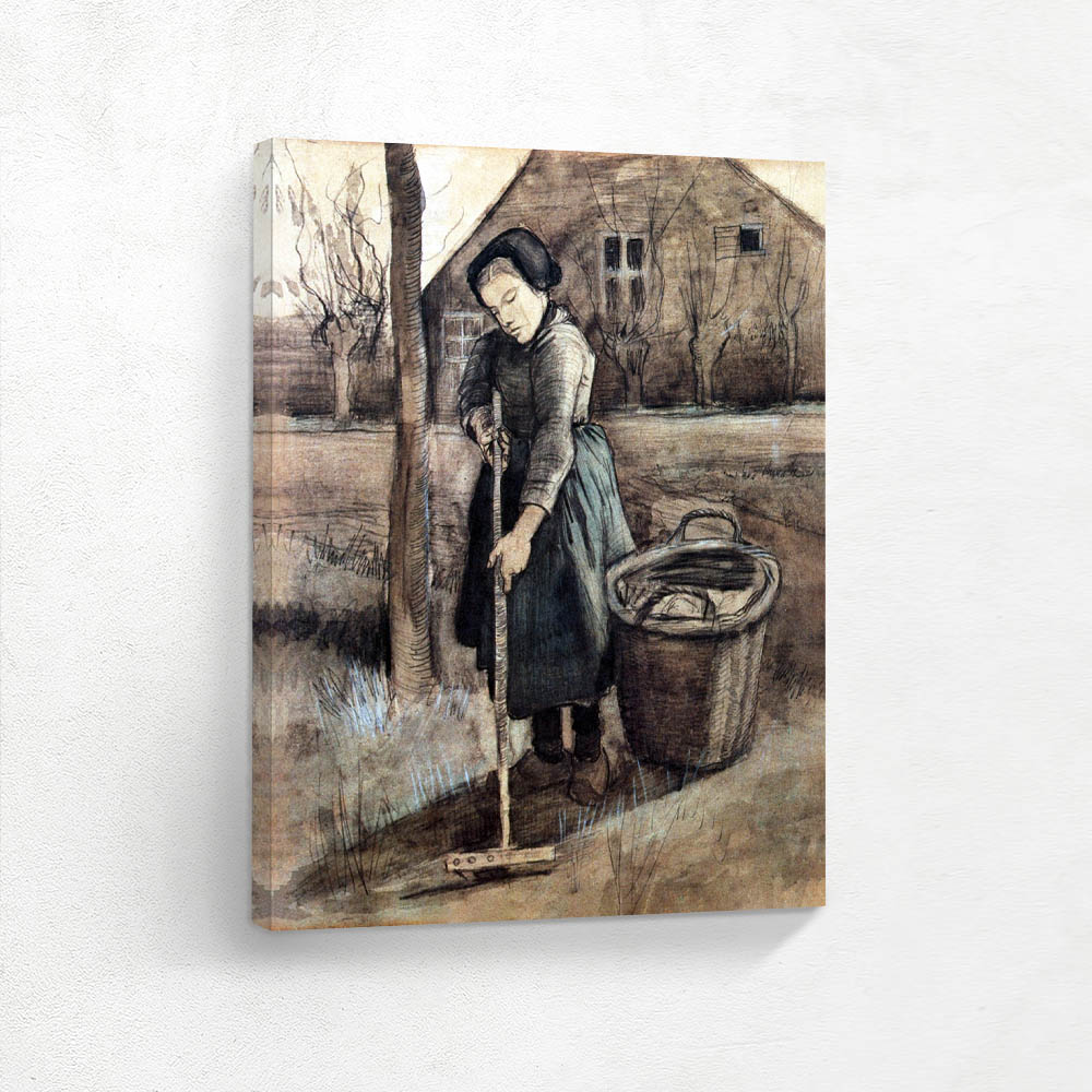 Peasant Girl Digging