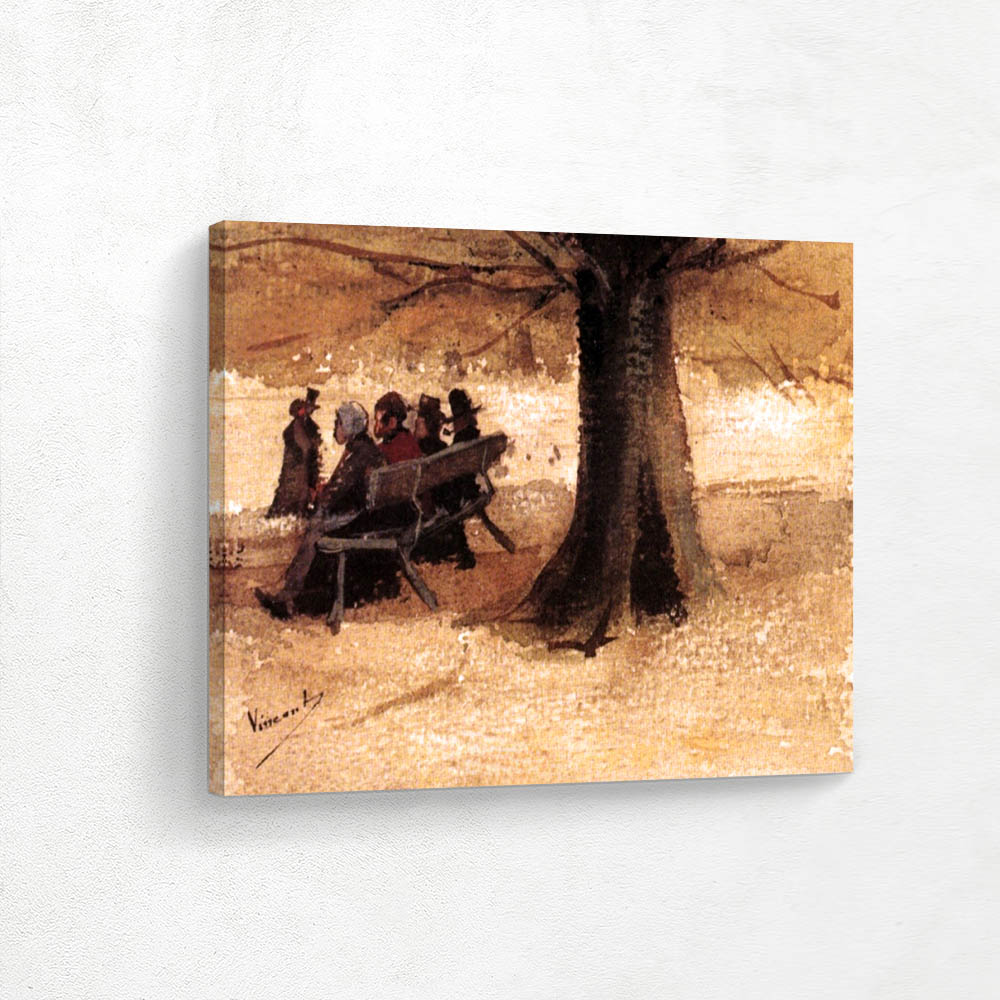 Four People on a Bench