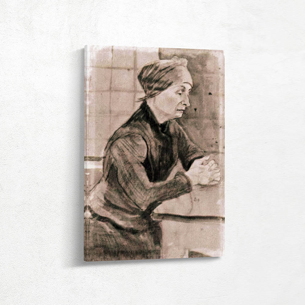 Woman with Folded Hands