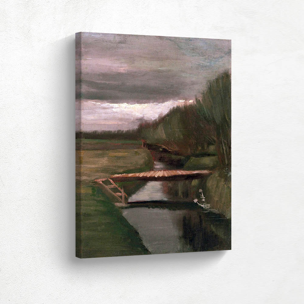 Pedestrian Footbridge Over a Ditch