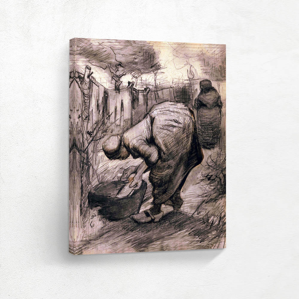 Peasant Woman at the Washtub