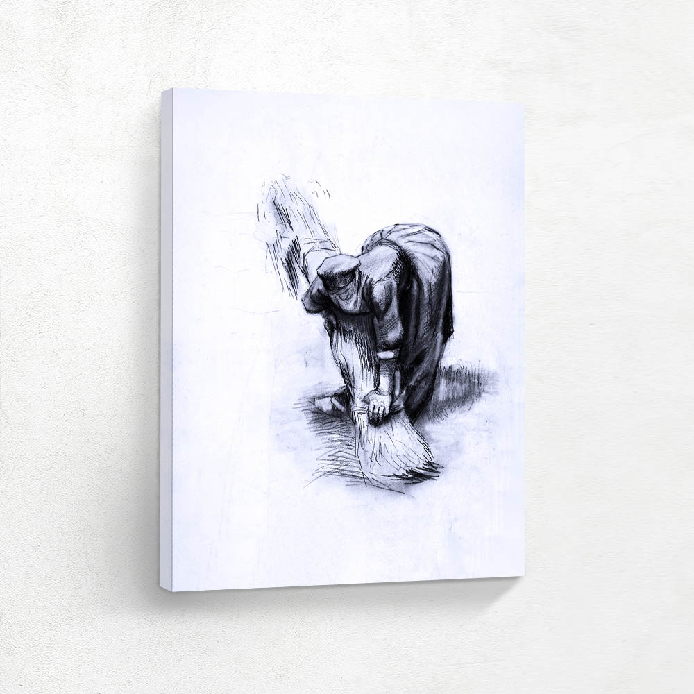 Peasant Woman Binding Sheaves