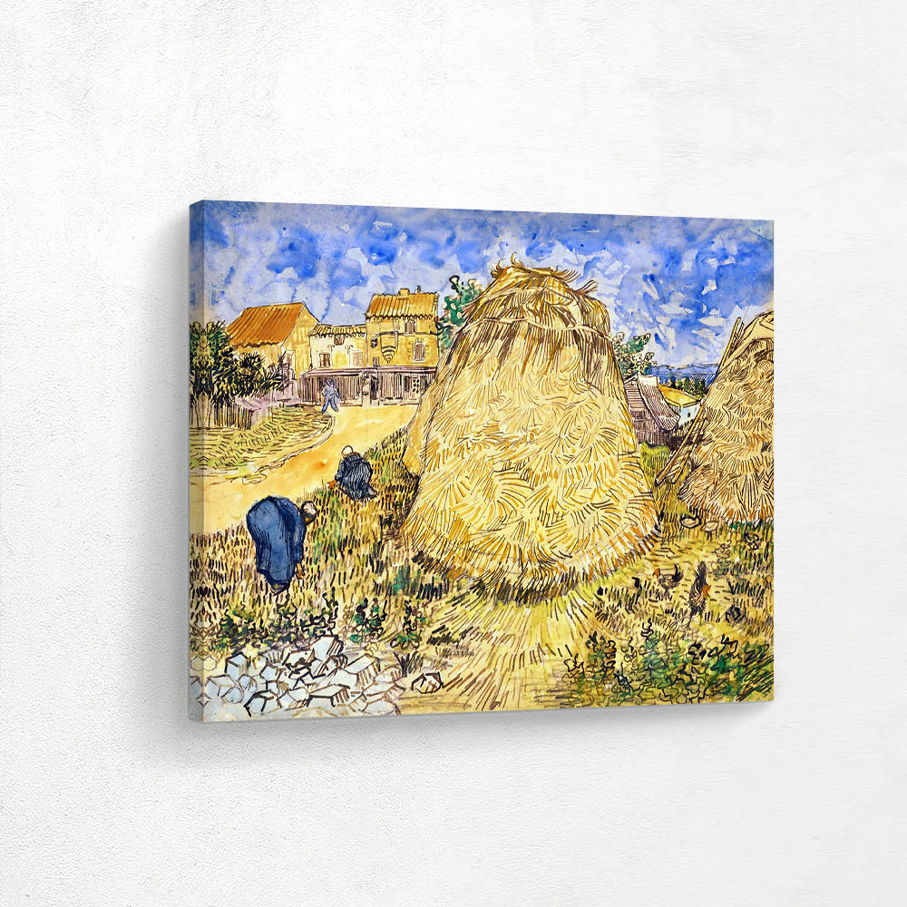 Haystack near a Farm