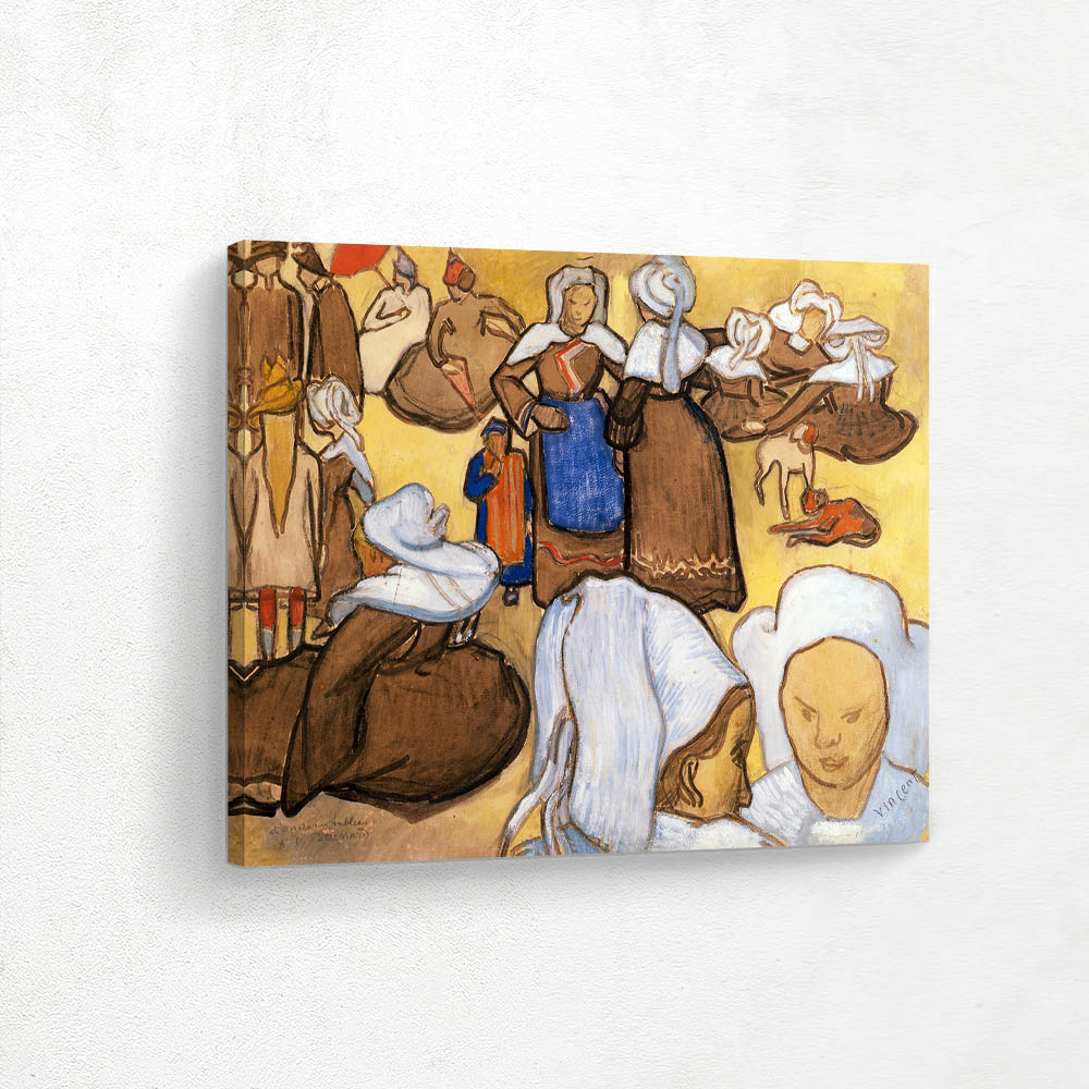 Breton Women after Emile Bernard