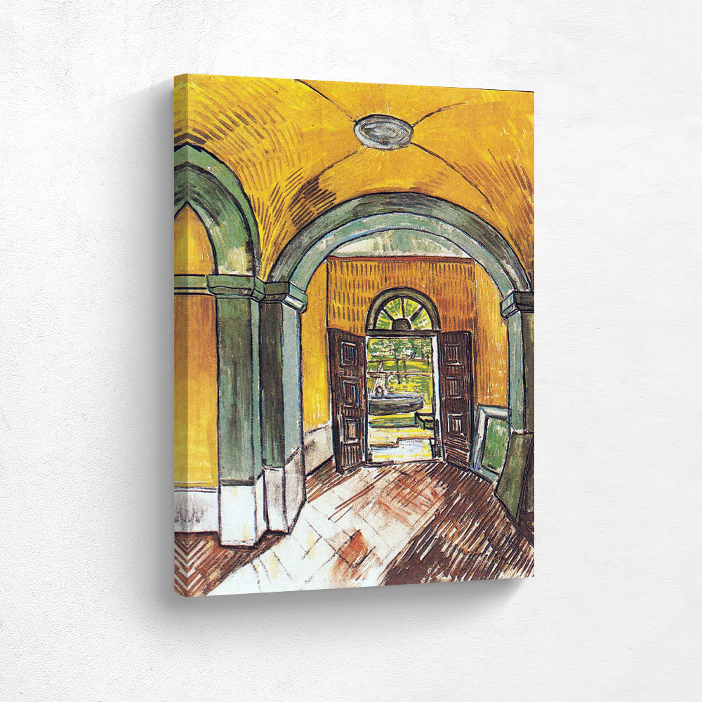 The Entrance Hall of Saint Paul Asylum in Saint Remy