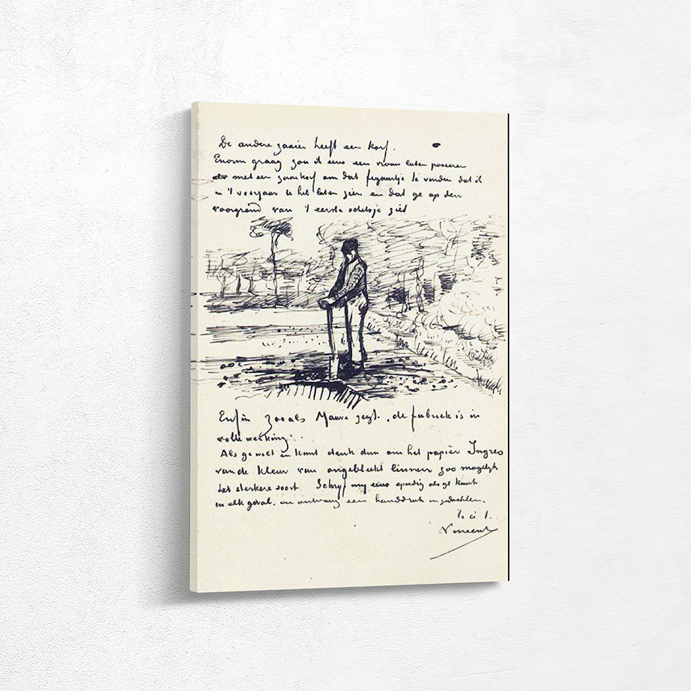 Farmer Leaning on His Spade