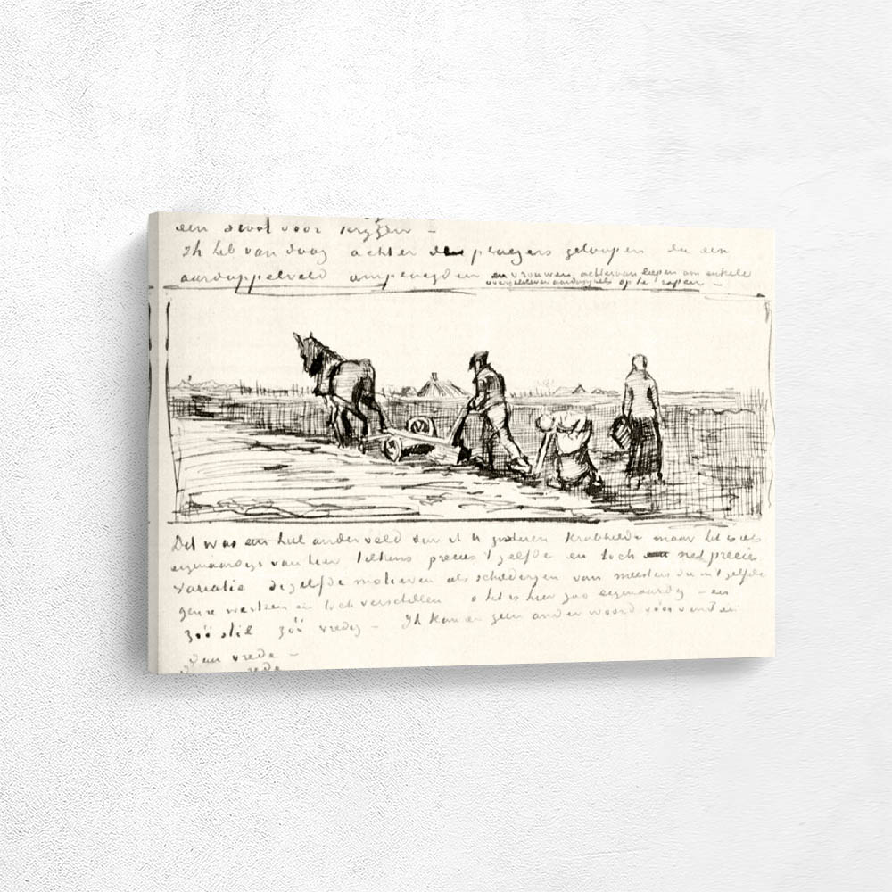 Plowman with Two Women