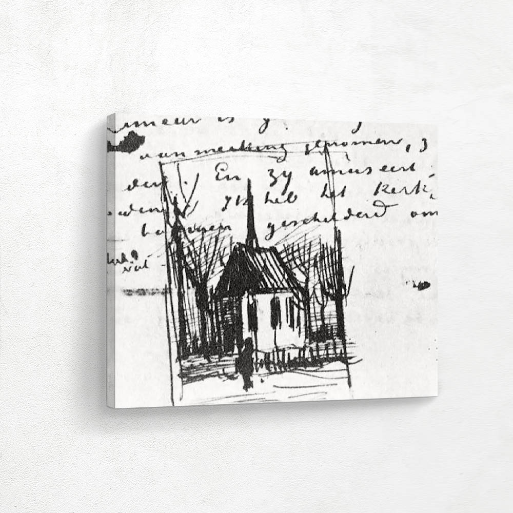 Church in Nuenen With one Figure