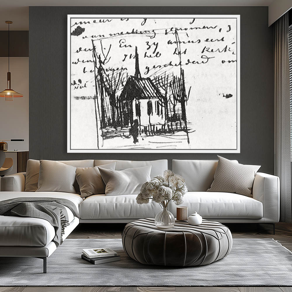 Church in Nuenen With one Figure - Image 4