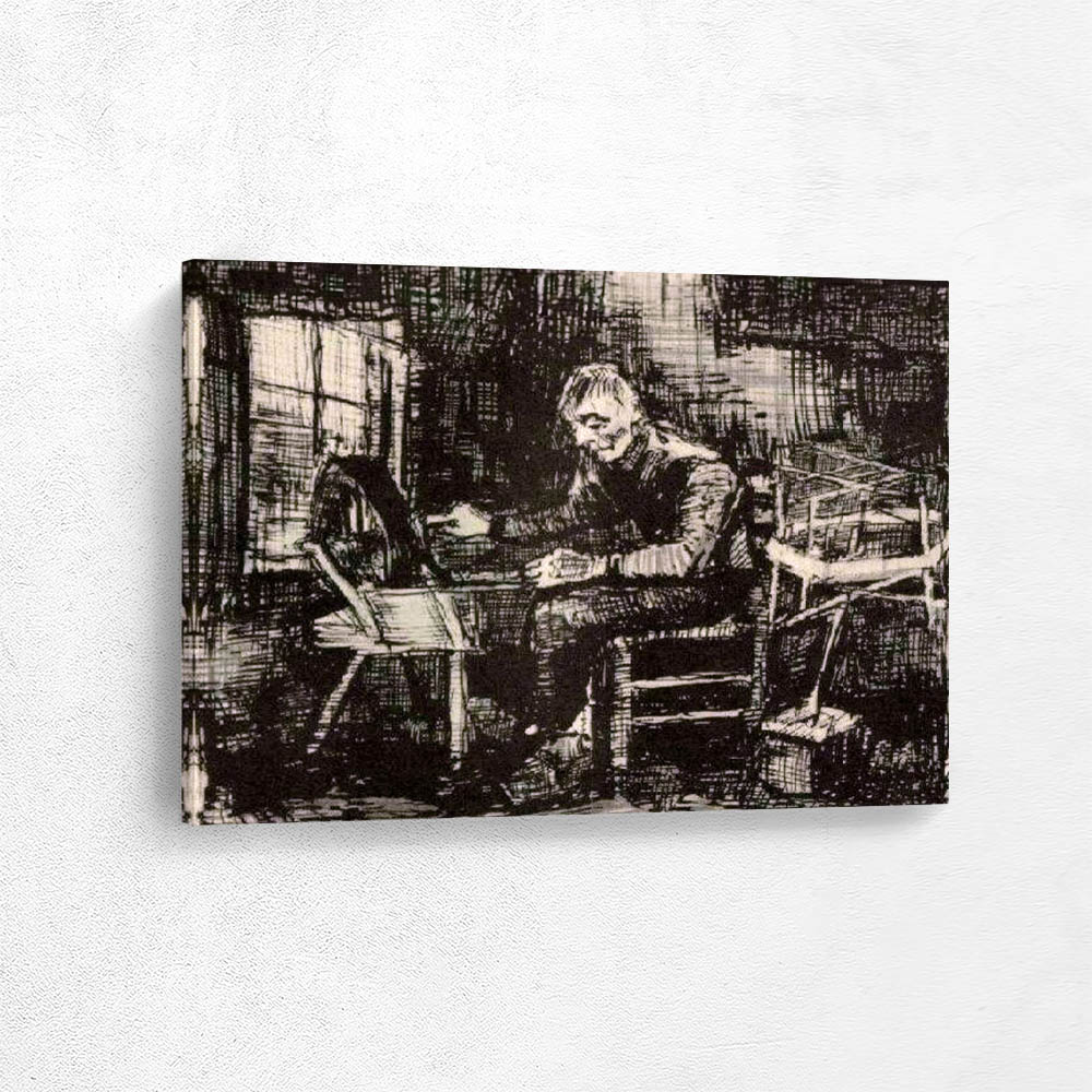 Old Man Reeling Yarn