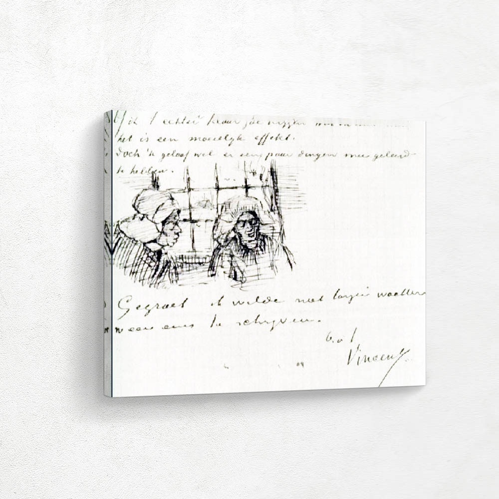 Peasant Woman Seen Against the Window