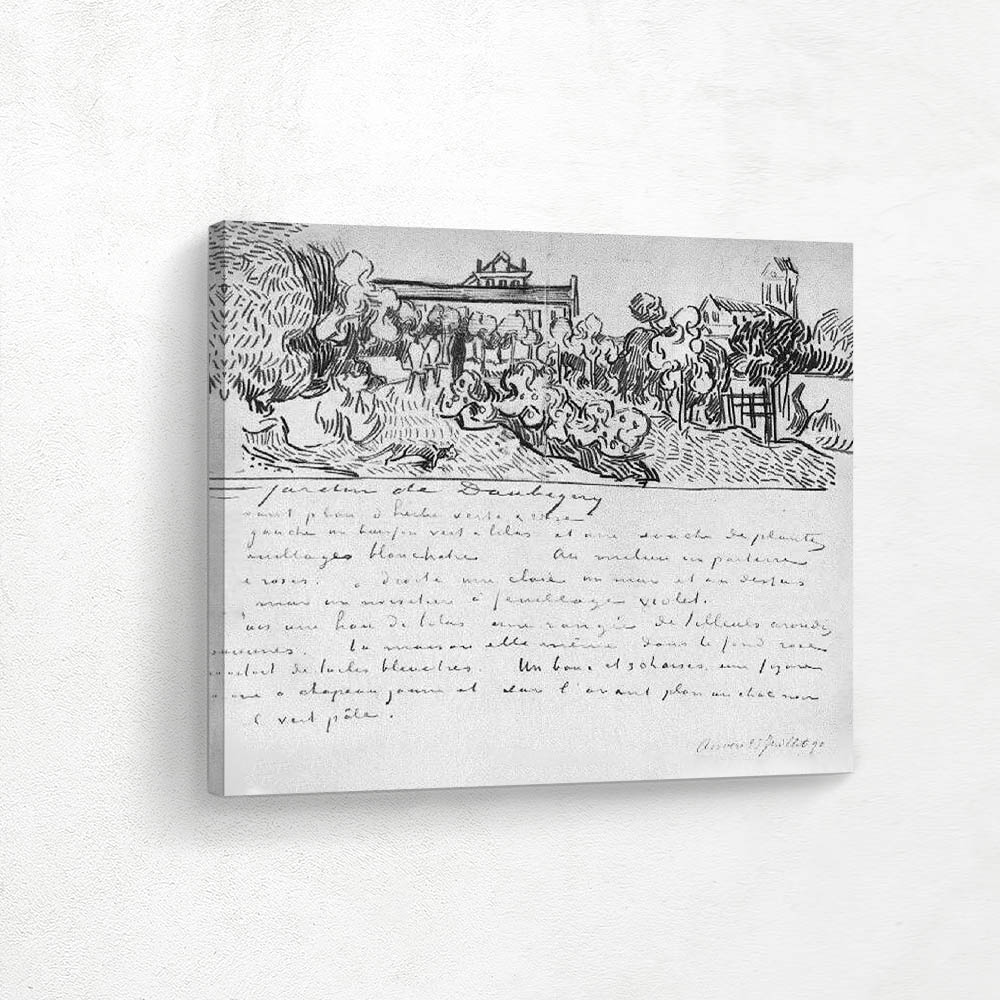 Daubignys Garden with Black Cat