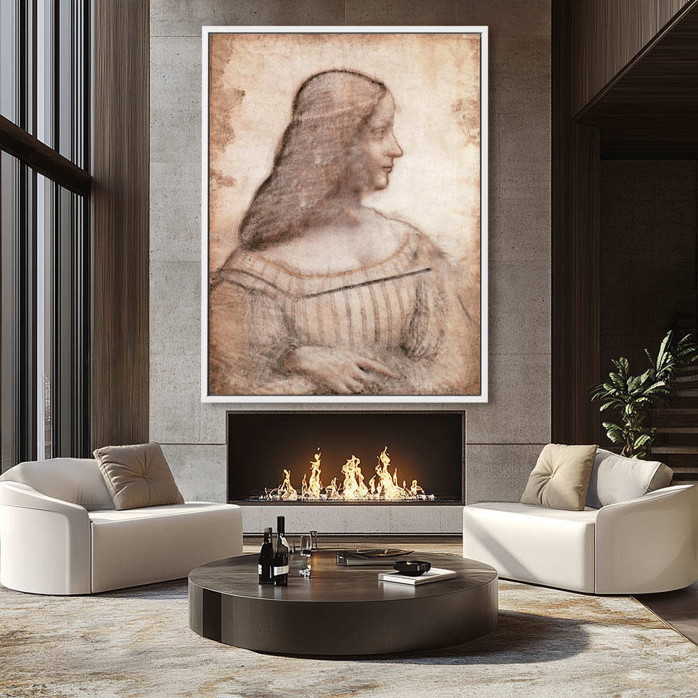 Portrait of Isabella d Esteltaliano - Image 4