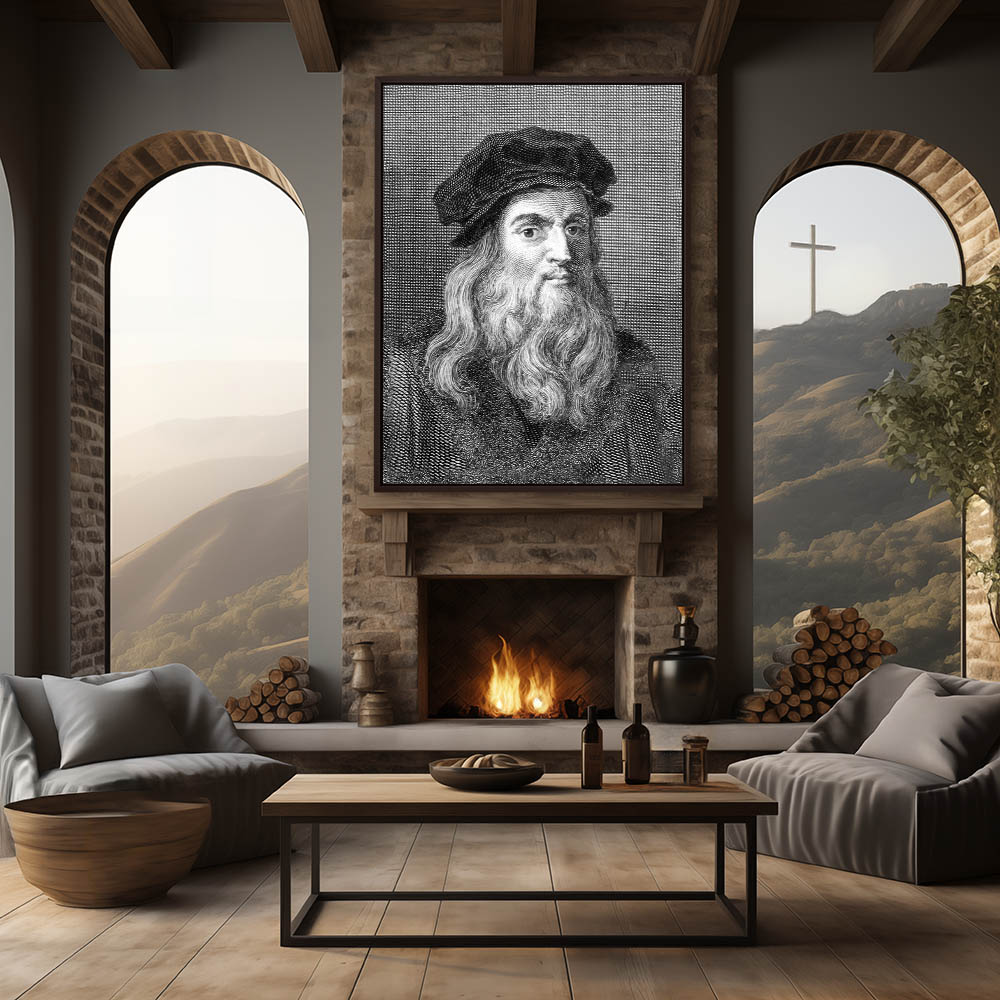 Portrait of Leonardo Da Vinci - Image 3