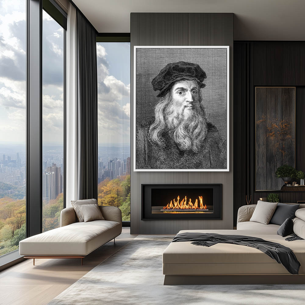 Portrait of Leonardo Da Vinci - Image 4