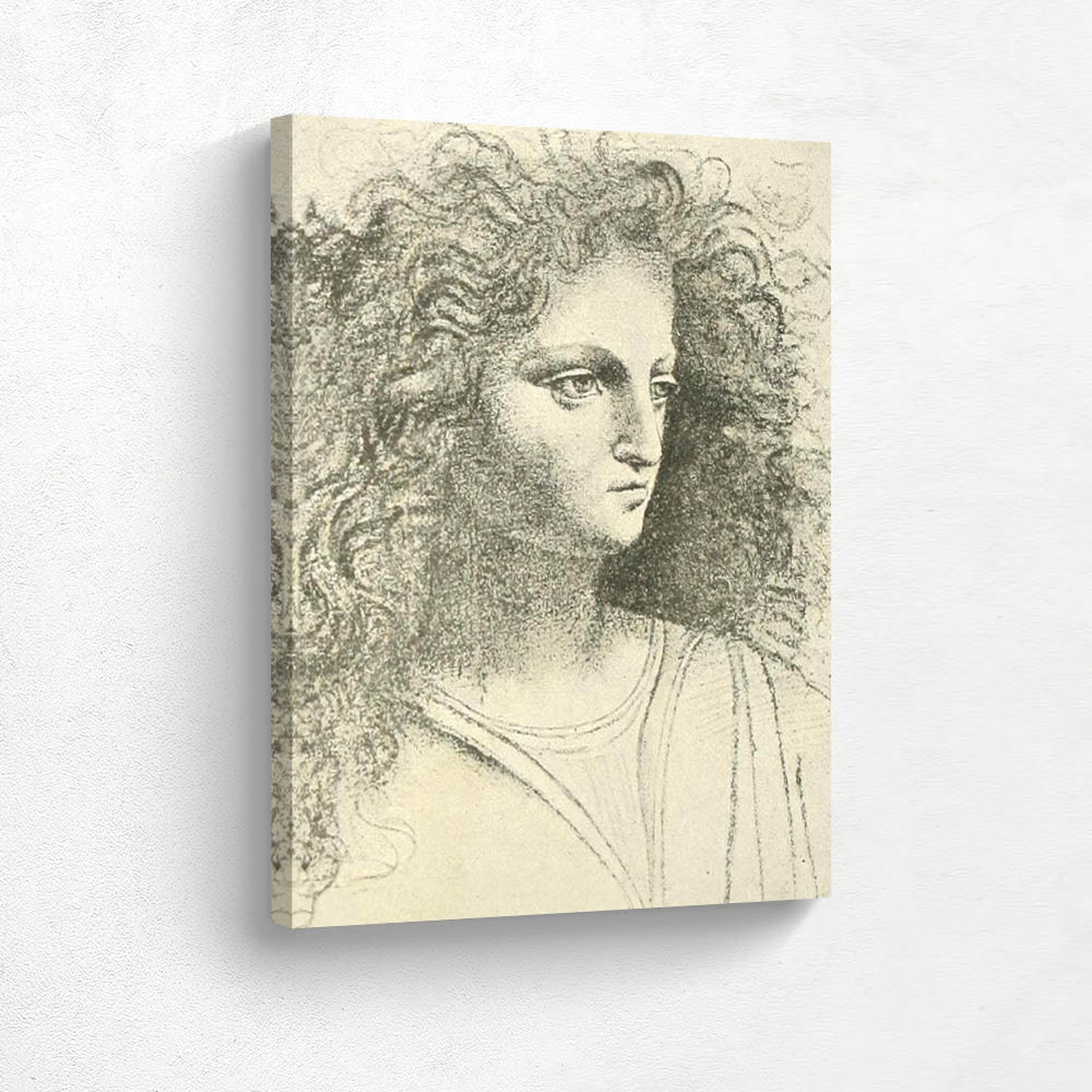 Portrait of Da Vinci Artist Thinker Man of Science