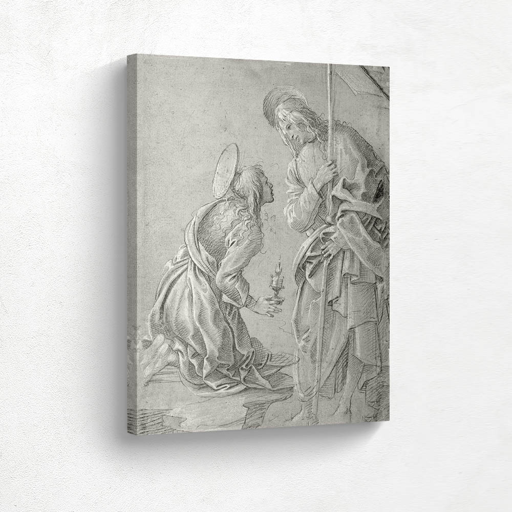 Kneeling St Mary Magdalene and Standing Christ