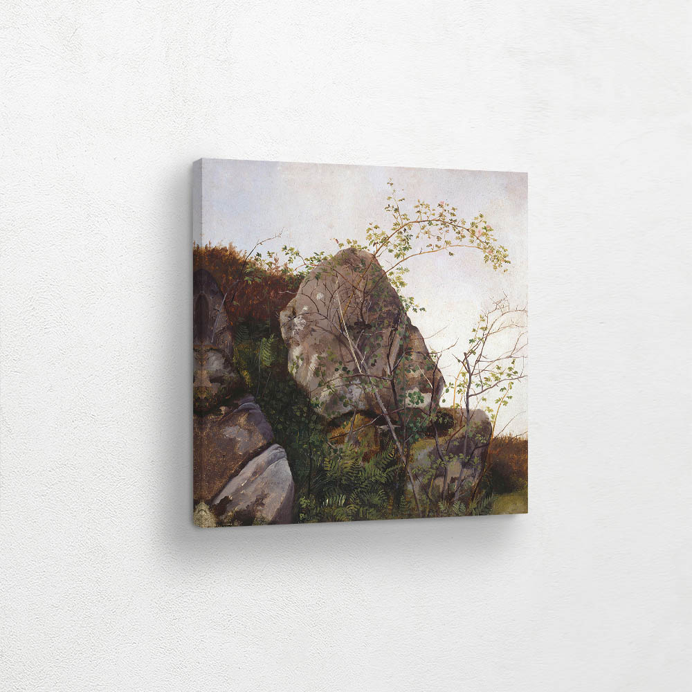 Study of Dog Roses and Ferns