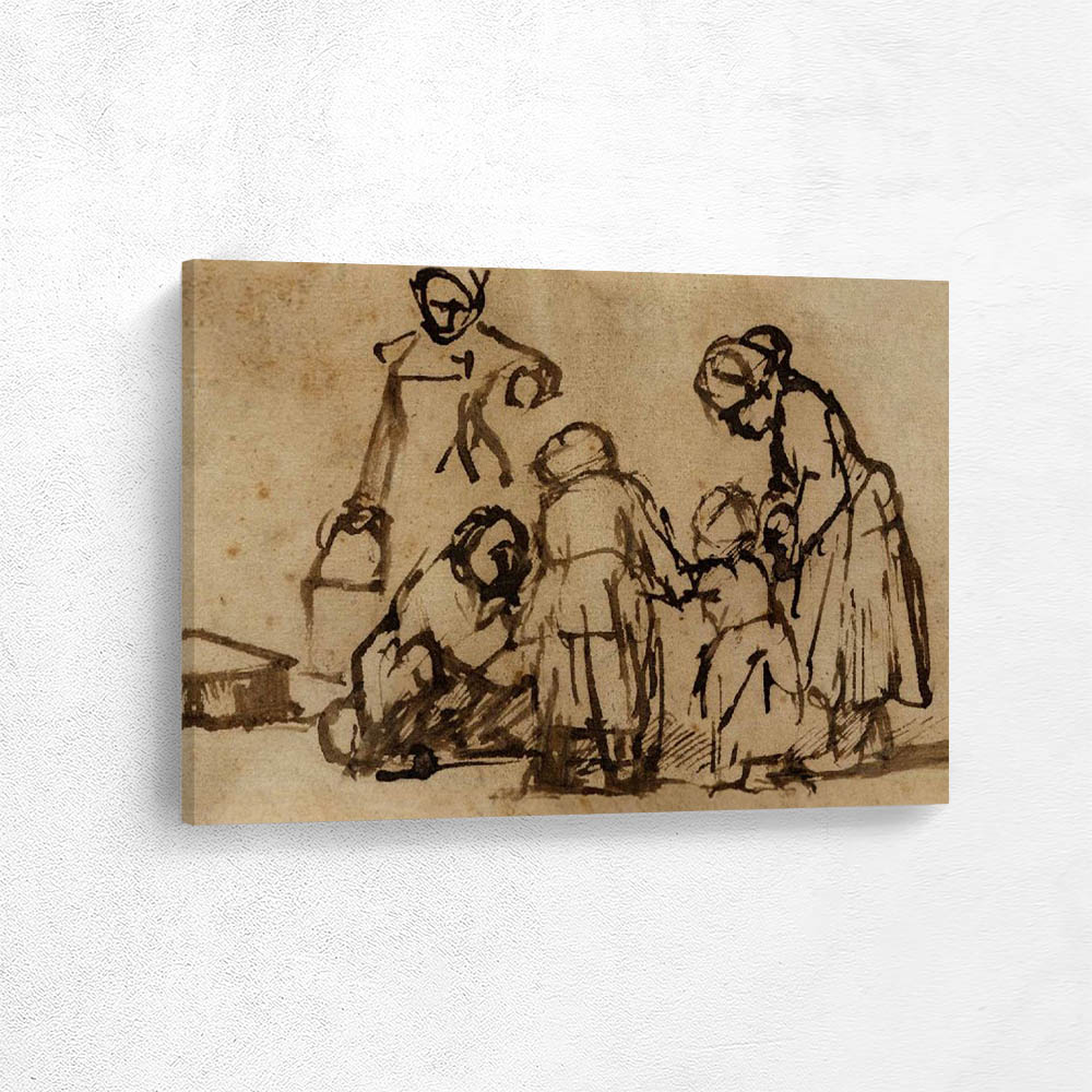 A Child being Taught to Walk