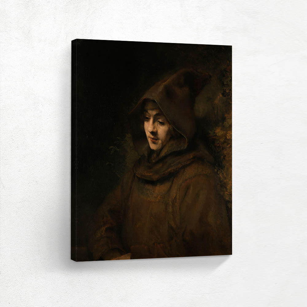 Rembrandts Son Titus as a Monk