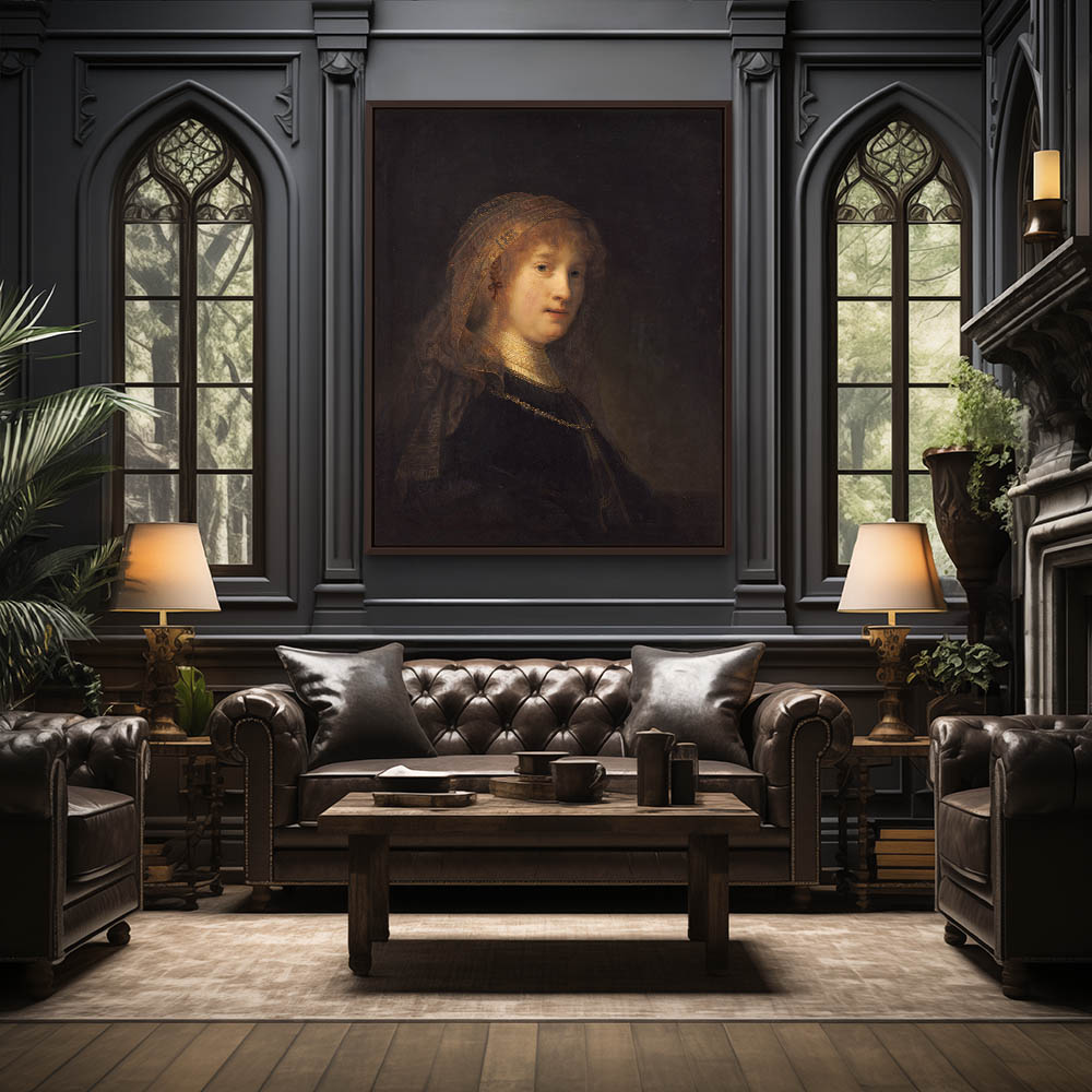 Saskia van Uylenburgh the Wife of the Artist - Image 3