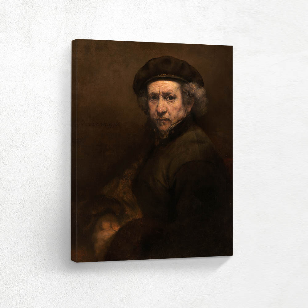 Self Portrait with Beret and Turned Up Collar
