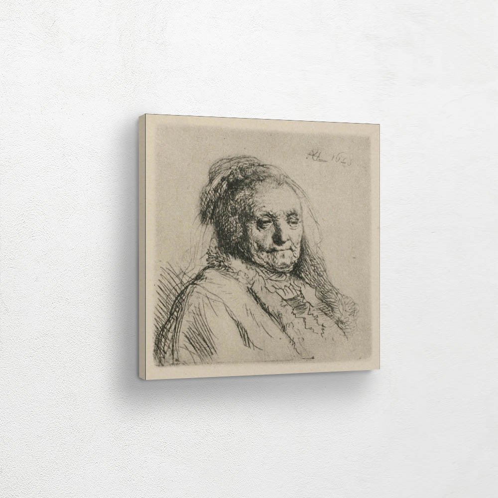 Bust of an Old Woman Rembrandts Mother