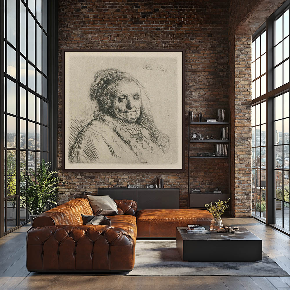 Bust of an Old Woman Rembrandts Mother - Image 3