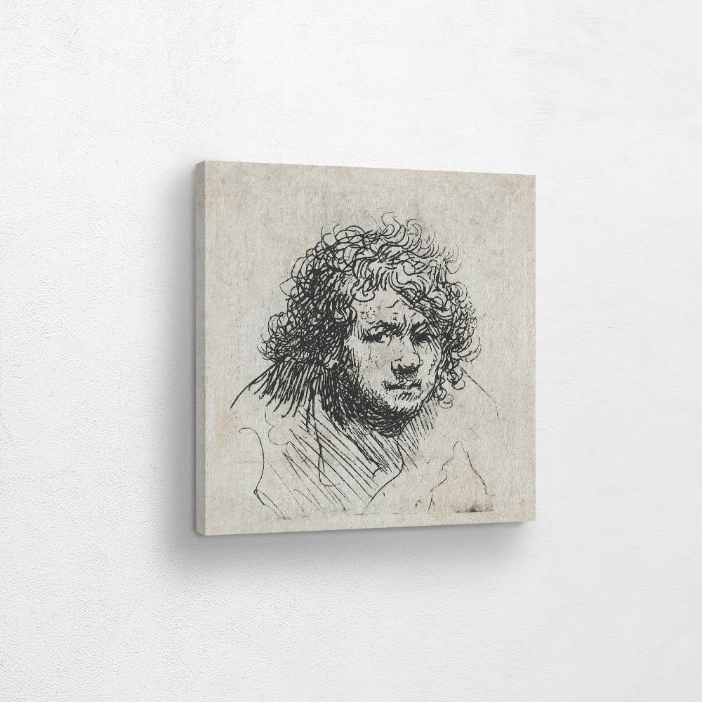 Self Portrait Leaning Forward Bust