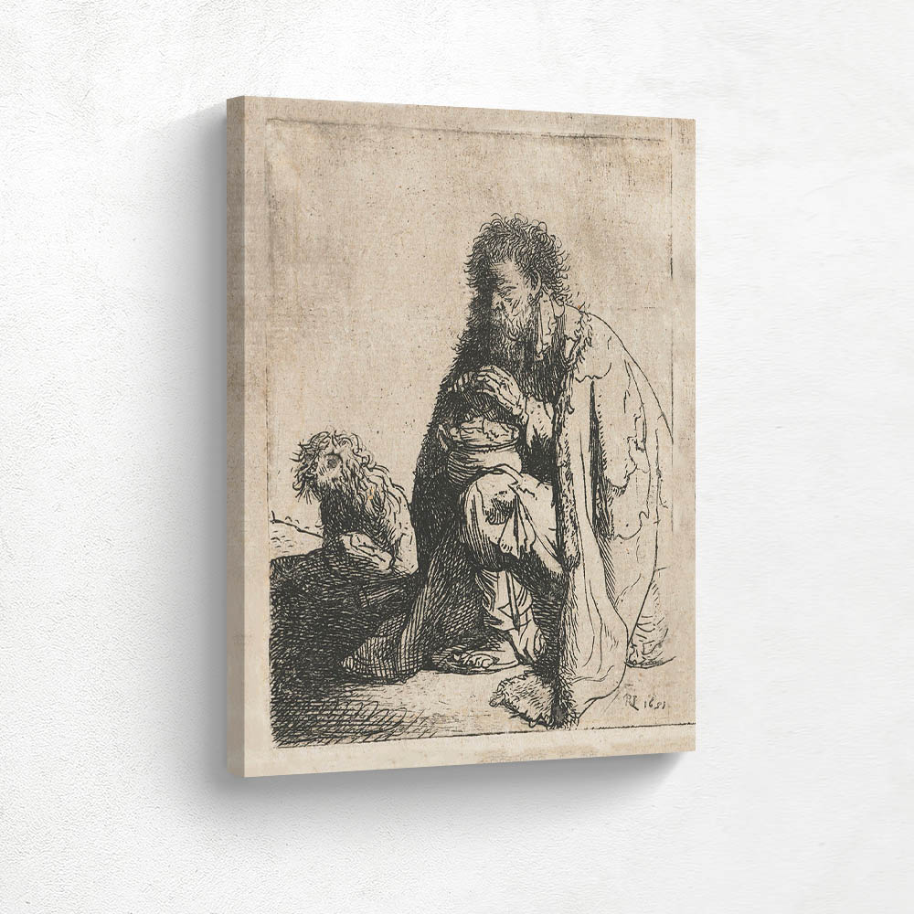 Seated Beggar and His Dog
