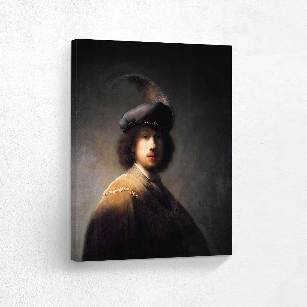 Self potrait in a Plumed Hat