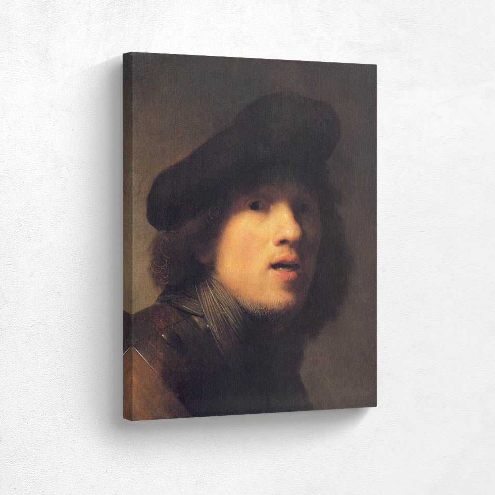 Self Portrait with Gorget and Beret