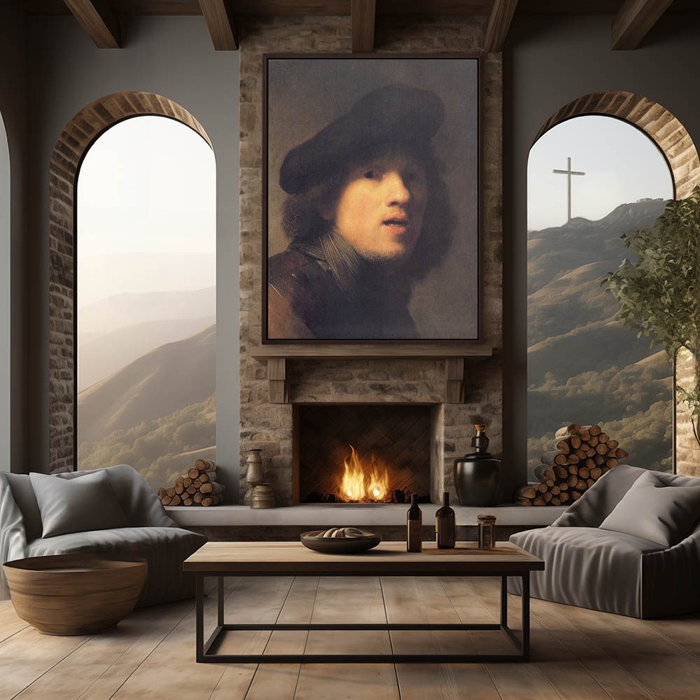 Self Portrait with Gorget and Beret - Image 3