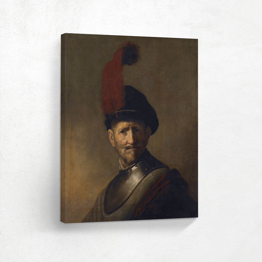 An Old Man in a Milatary Costume