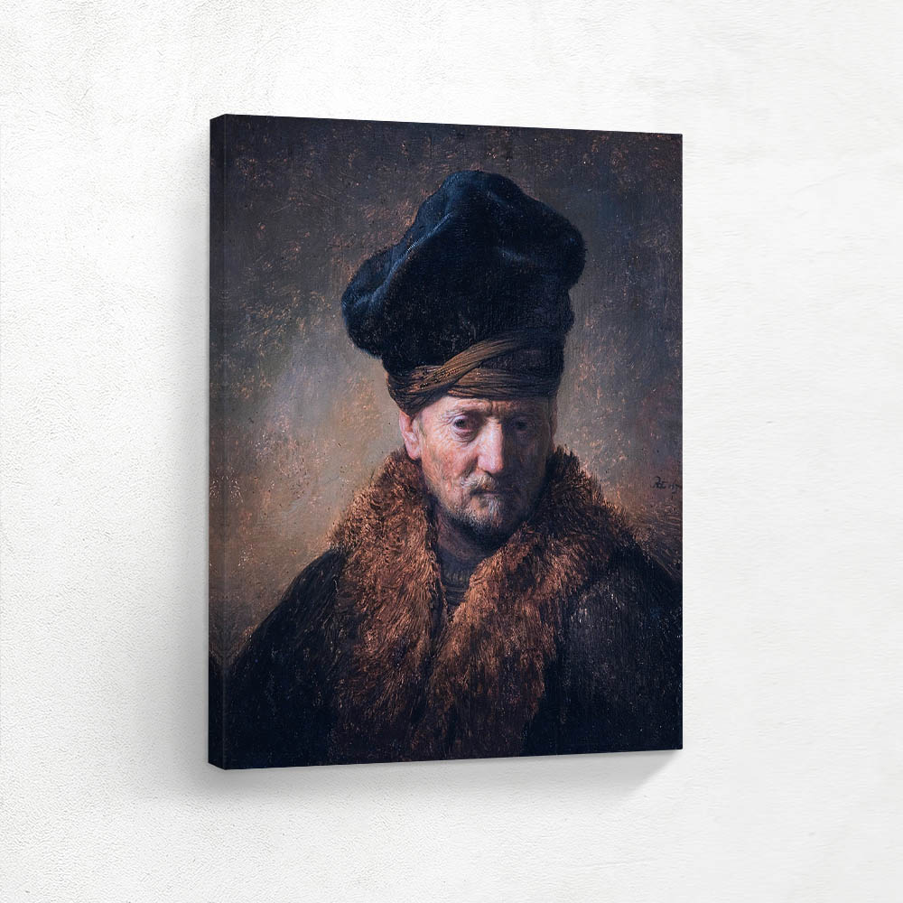 Bust of an Old Man in a Fur Cap