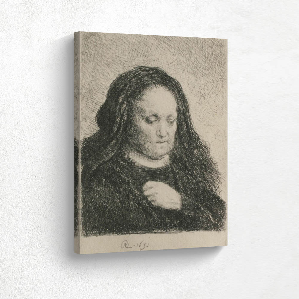 Rembrandts Mother in a Black Dress