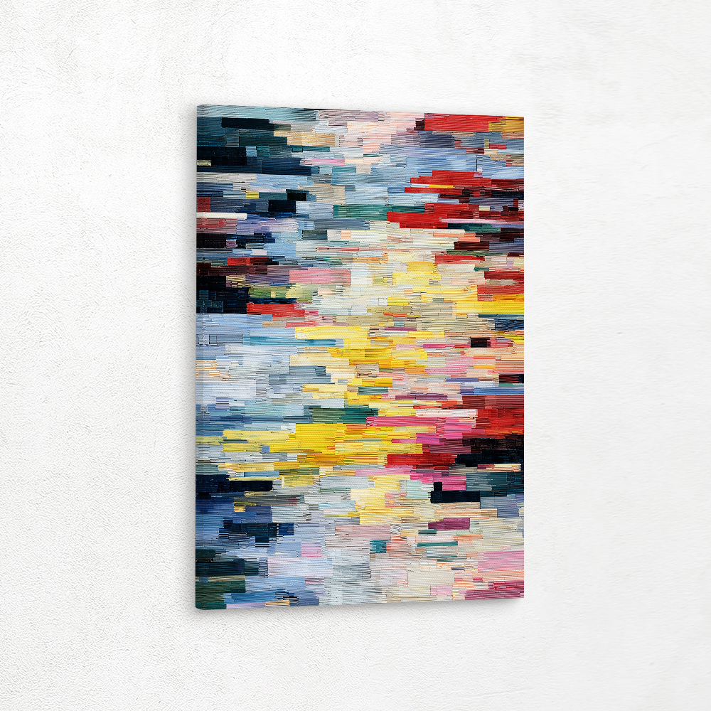 Abstract Pixelated Artwork