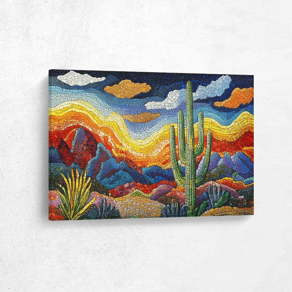 Mosaic Desert Landscape
