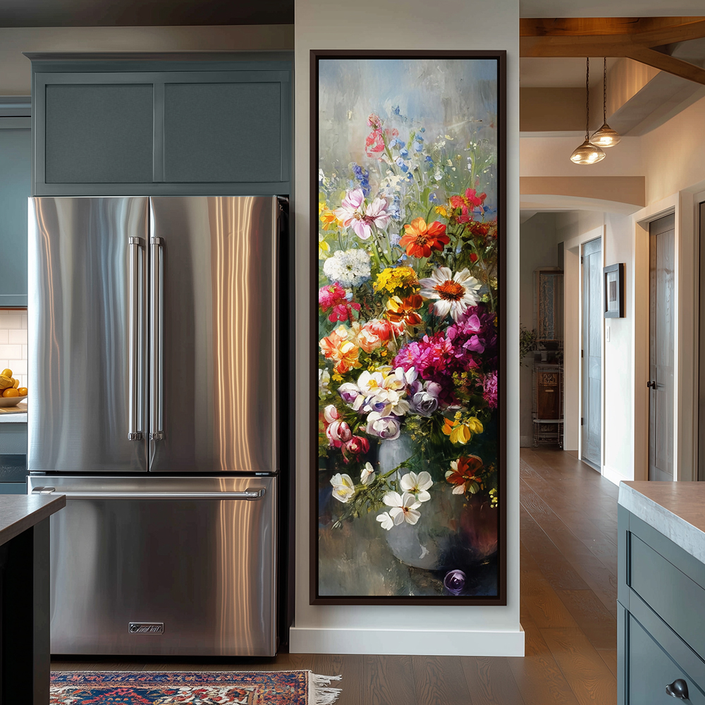 Flowers in a Vase Floral Wall Decor Painting – Great Canvas Arts