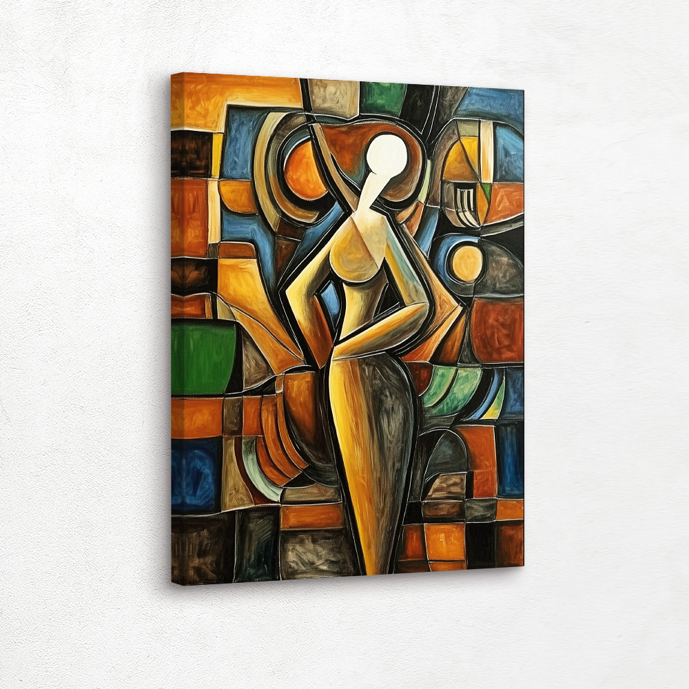 Feminine Silhouette Canvas Wall Art