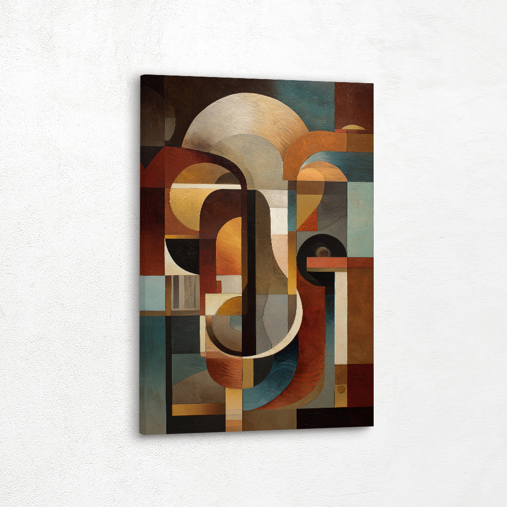 Geometric Shapes in Abstract Wall Art II