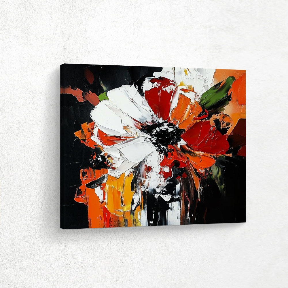 Curators Choice for this Home Decor in Abstract Art would be Canvas Wall Art with a Black Floater Frame in Large Canvas Art