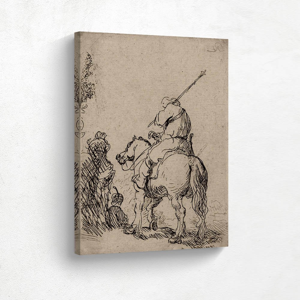 Turbaned Soldier on Horseback