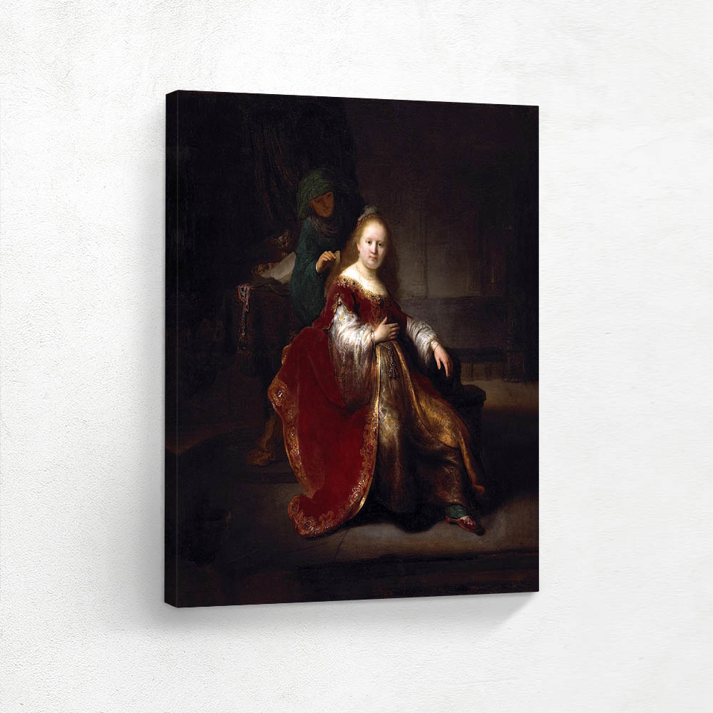 A Young Woman at Her Toilet