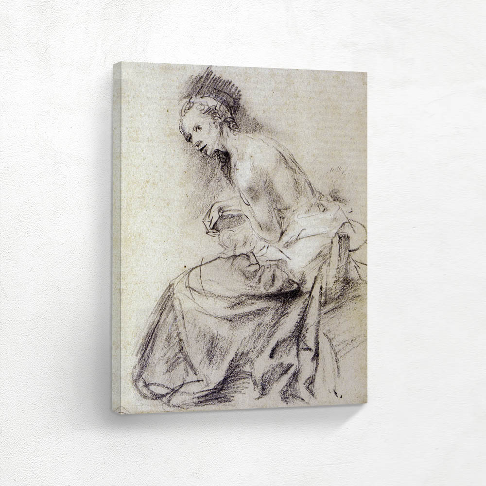 Female Nude Seated Suzanne