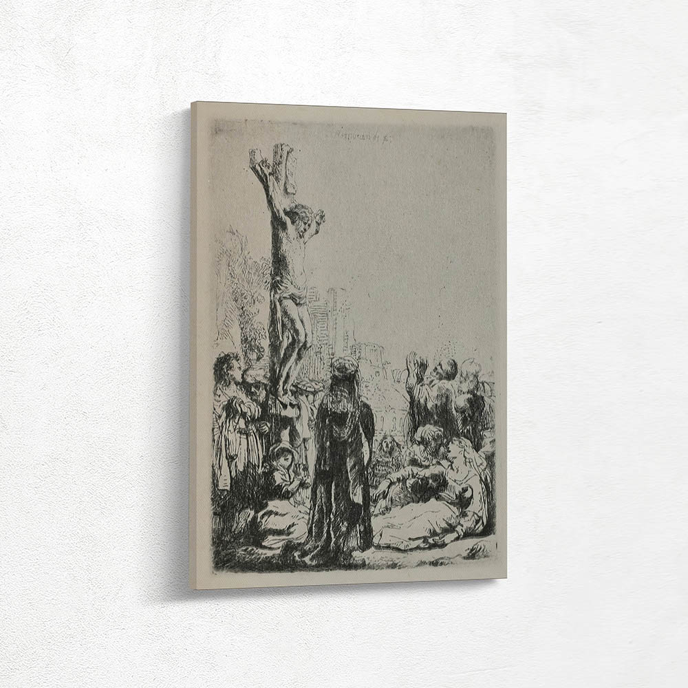 The Crucifixion a Square Small Plate The Crucifixion a Square Small Plate