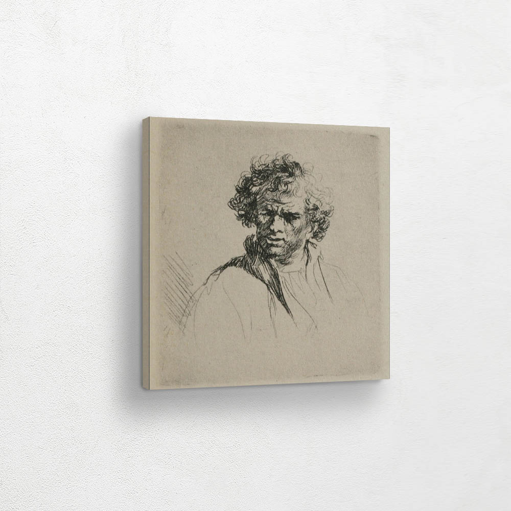 A Man with Curly Hair