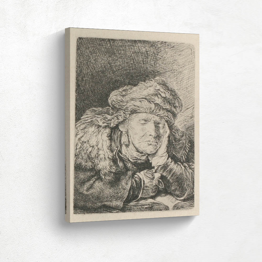 An Old Woman Sleeping