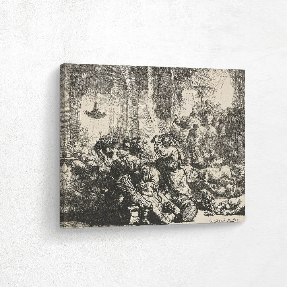 Christ Driving the Moneychangers from the Temple